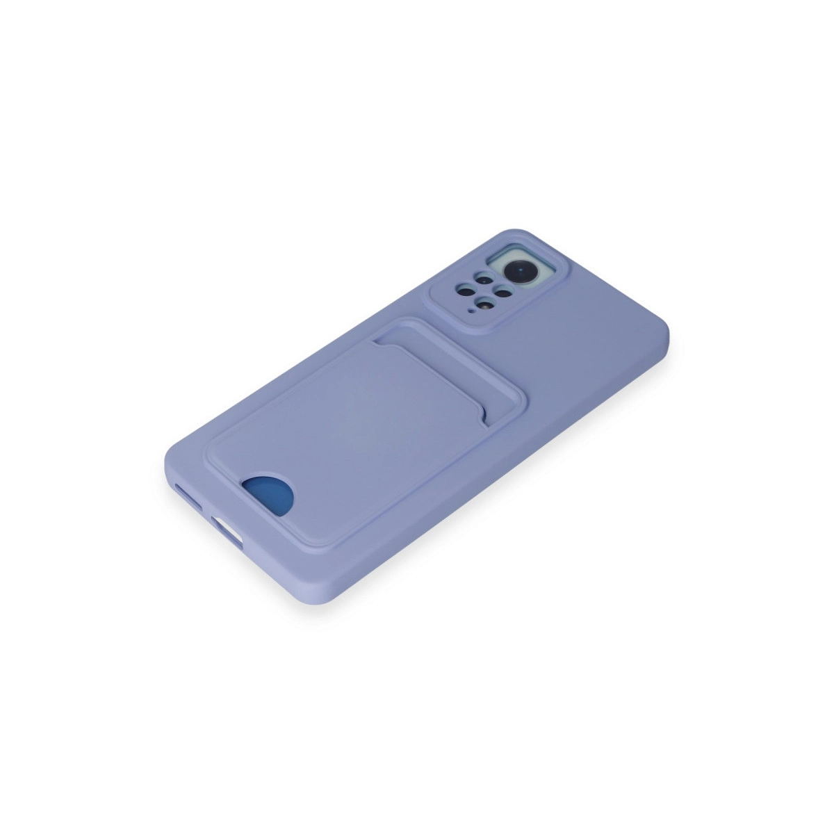 Evimdeyokyok Xiaomi Redmi Note 11 Pro Kılıf Kelvin Kartvizitli Silikon - Lila