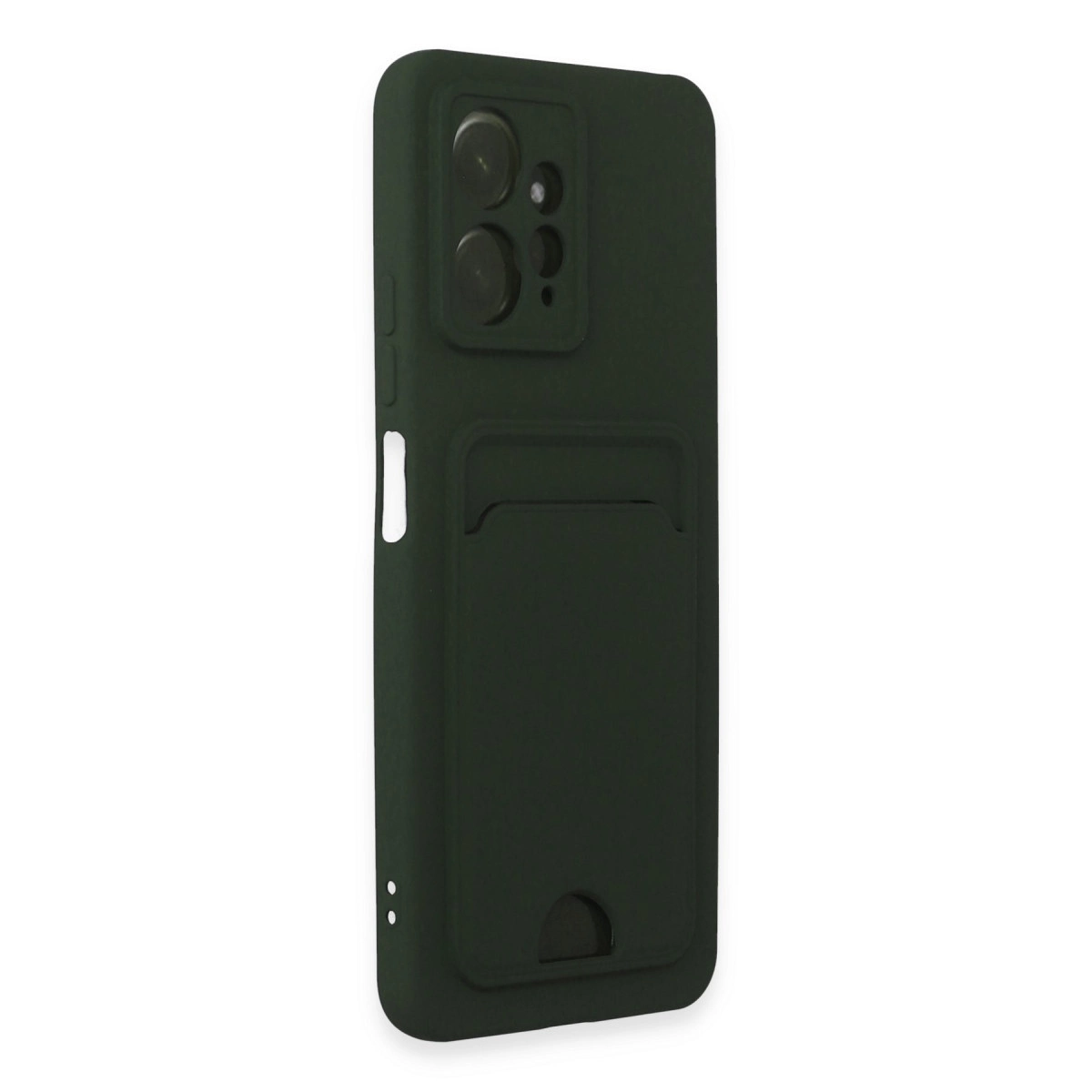 Evimdeyokyok Xiaomi Redmi Note 12 4G Kılıf Kelvin Kartvizitli Silikon - Koyu Yeşil