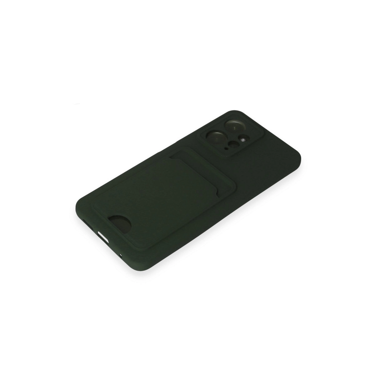 Evimdeyokyok Xiaomi Redmi Note 12 4G Kılıf Kelvin Kartvizitli Silikon - Koyu Yeşil