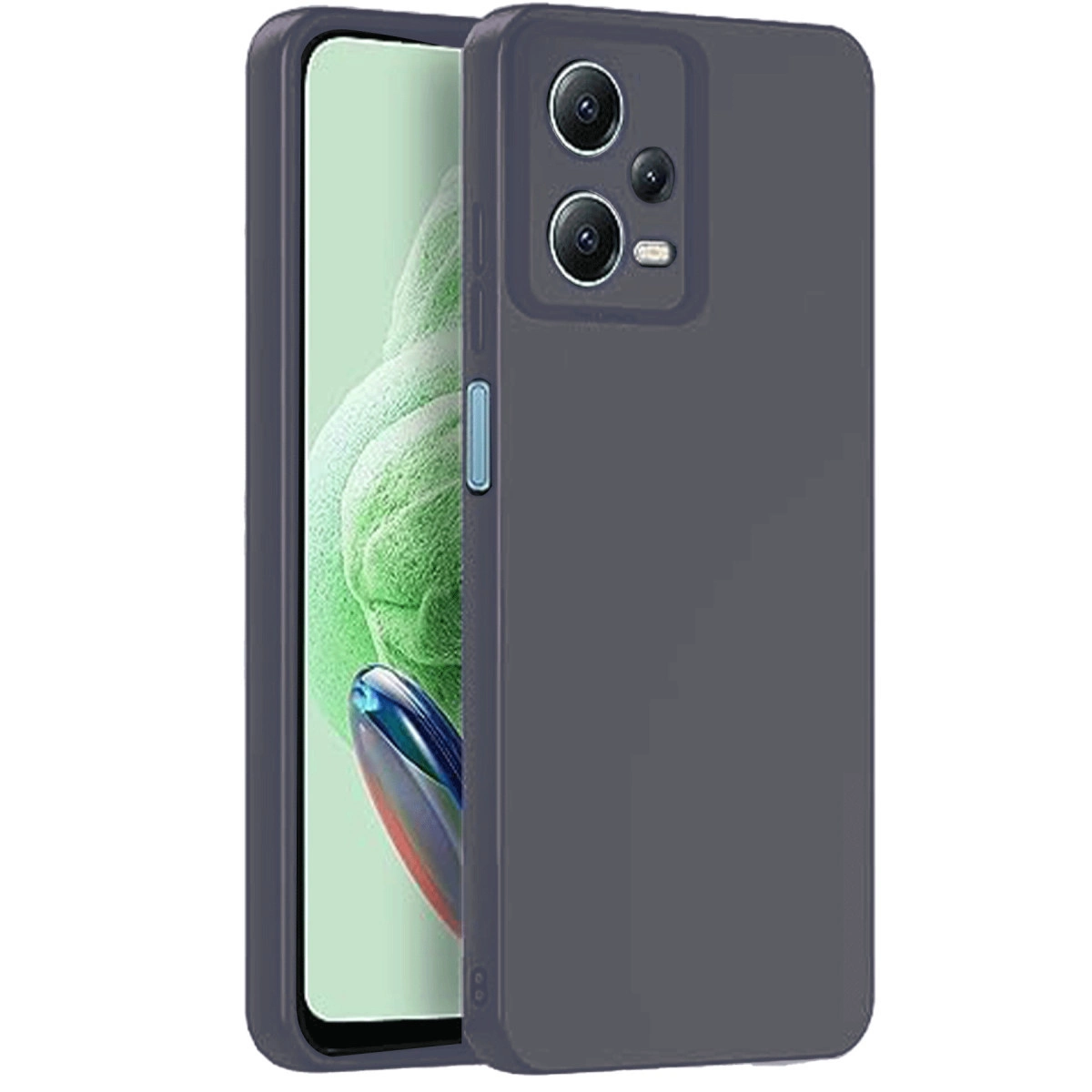 Evimdeyokyok Xiaomi Redmi Note 12 Pro 5G Kılıf Nano İçi Kadife Silikon - Gri