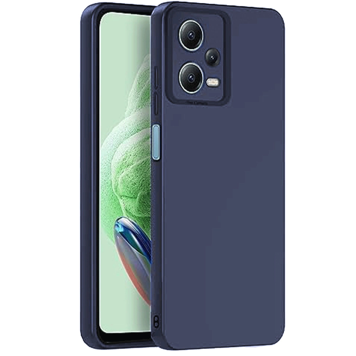 Evimdeyokyok Xiaomi Redmi Note 12 Pro 5G Kılıf Nano İçi Kadife Silikon - Lacivert