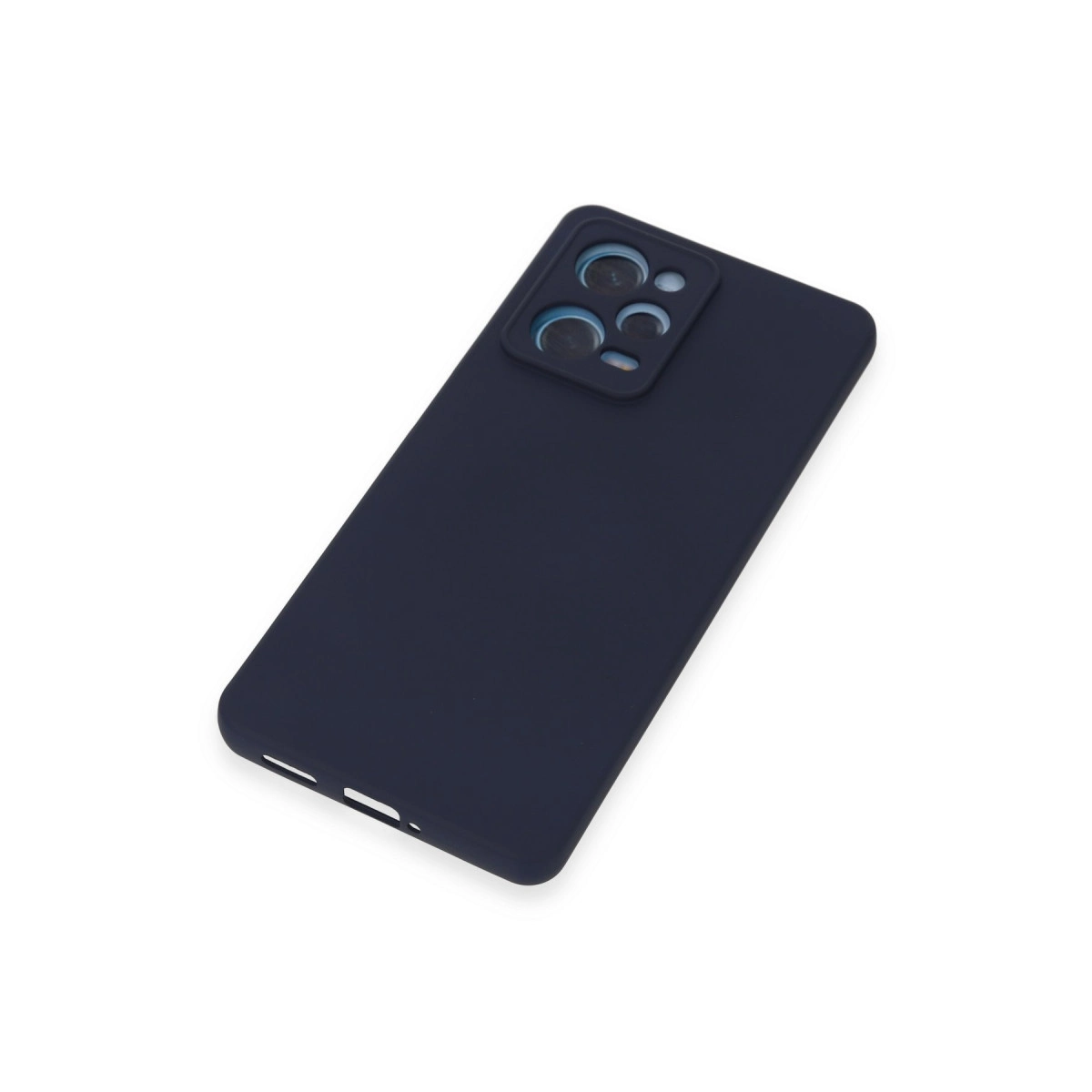Evimdeyokyok Xiaomi Redmi Note 12 Pro 5G Kılıf Nano İçi Kadife Silikon - Lacivert