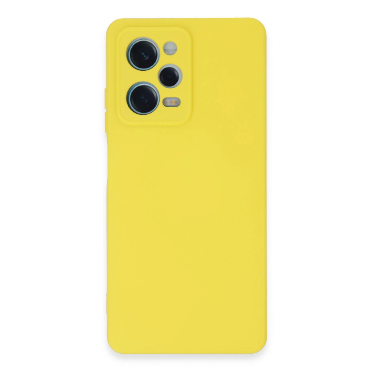 Evimdeyokyok Xiaomi Redmi Note 12 Pro 5G Kılıf Nano İçi Kadife Silikon - Sarı