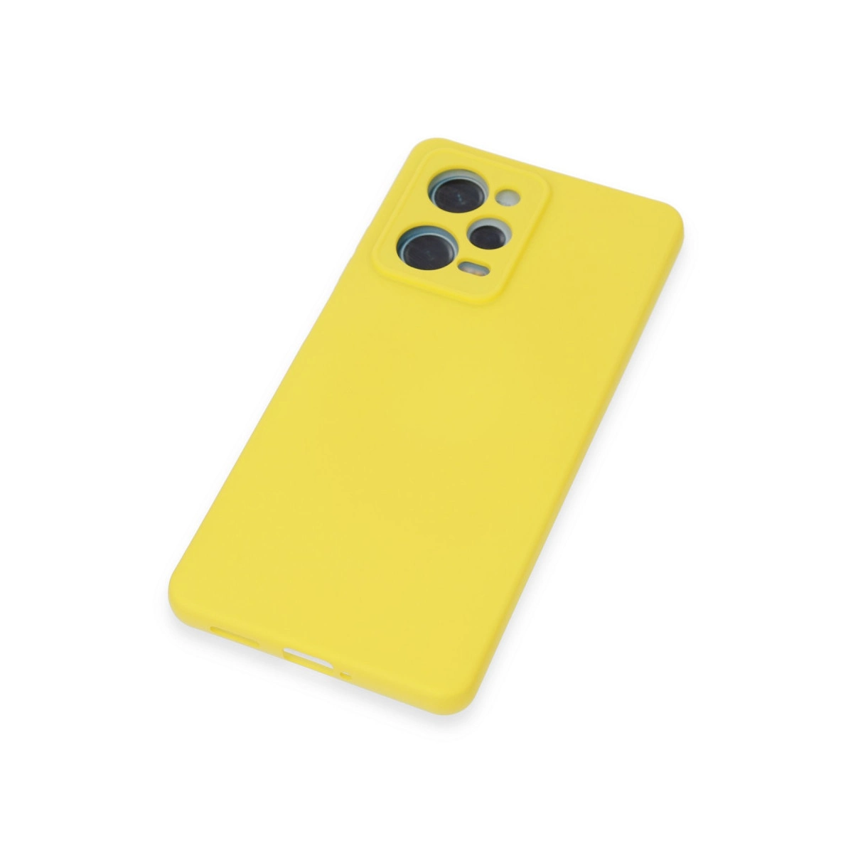 Evimdeyokyok Xiaomi Redmi Note 12 Pro 5G Kılıf Nano İçi Kadife Silikon - Sarı