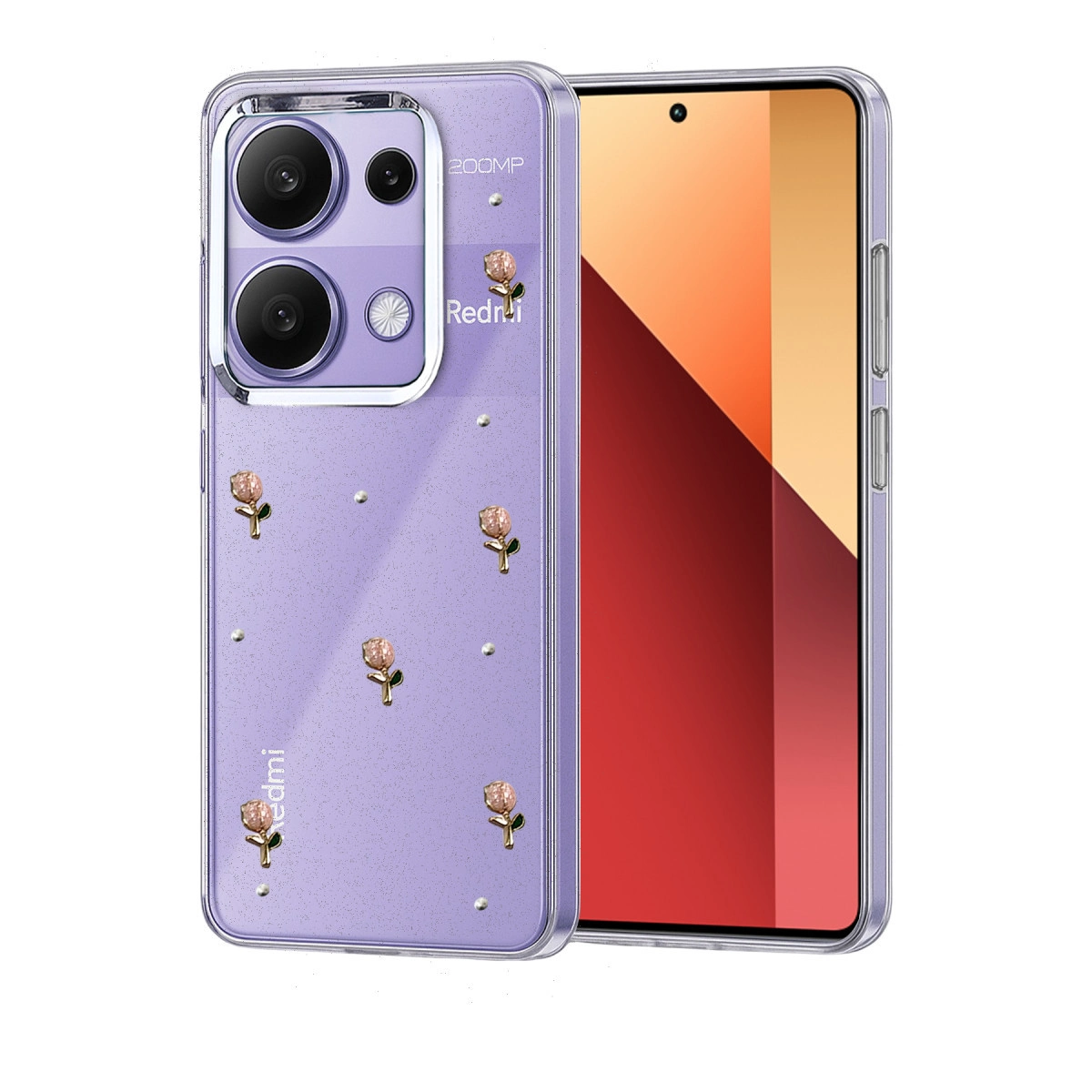 Evimdeyokyok Xiaomi Redmi Note 13 Pro 4G Fiyonk Desenli Kapak - Desen 6