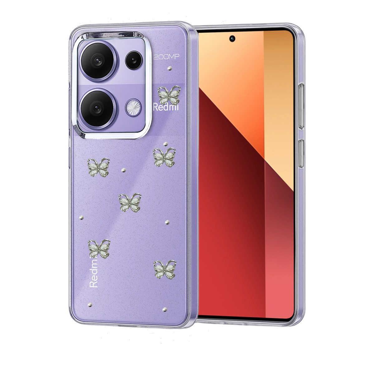 Evimdeyokyok Xiaomi Redmi Note 13 Pro 4G Fiyonk Desenli Kapak - Desen 9