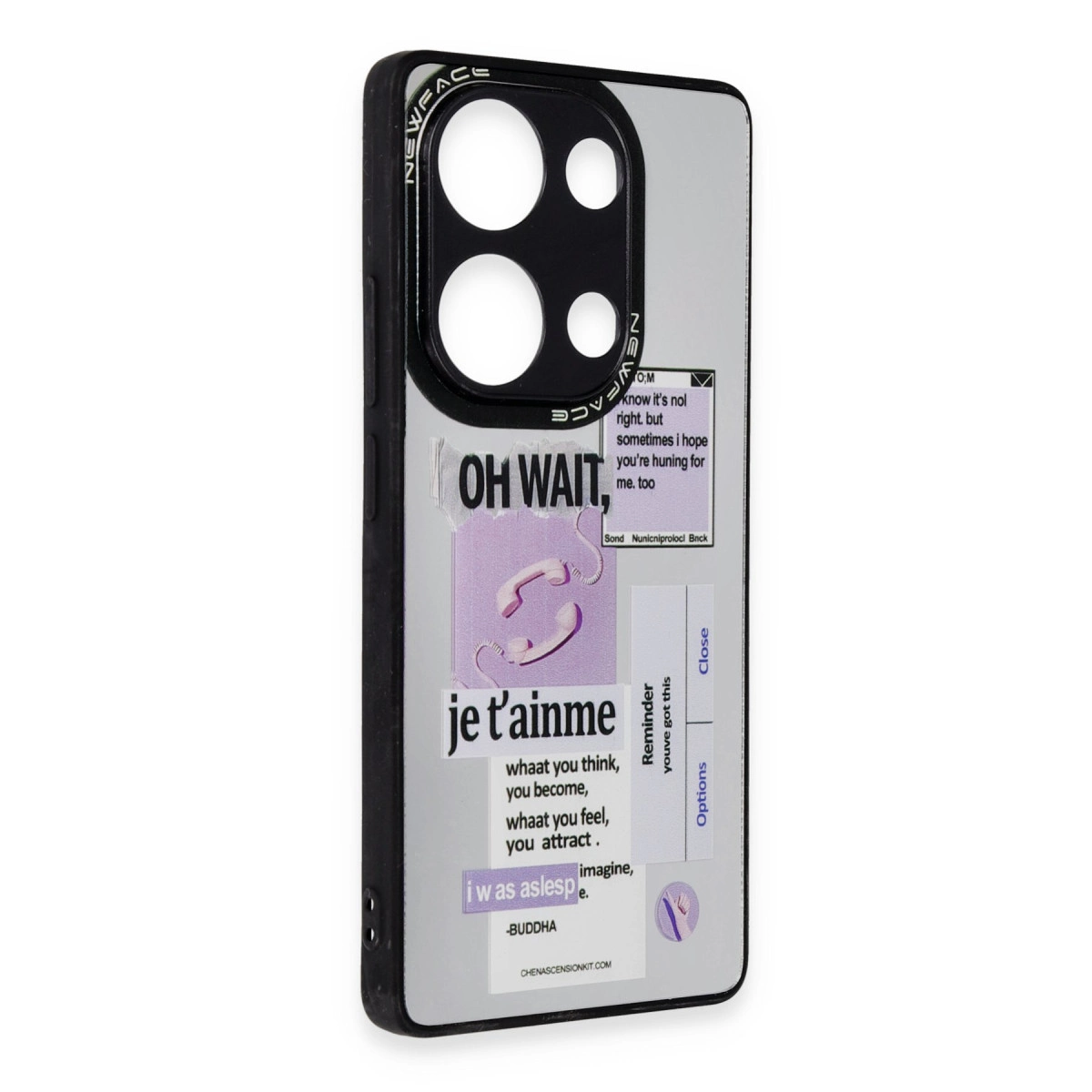 Evimdeyokyok Xiaomi Redmi Note 13 Pro 5G Kılıf Mirror Desenli Kapak - Mirror - 4