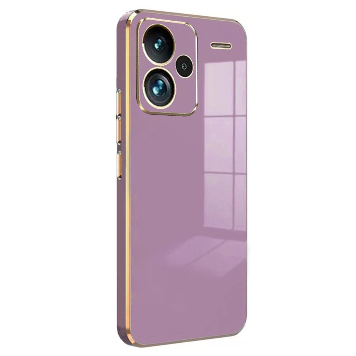Evimdeyokyok Xiaomi Redmi Note 13 Pro Plus Kılıf Volet Silikon - Mor