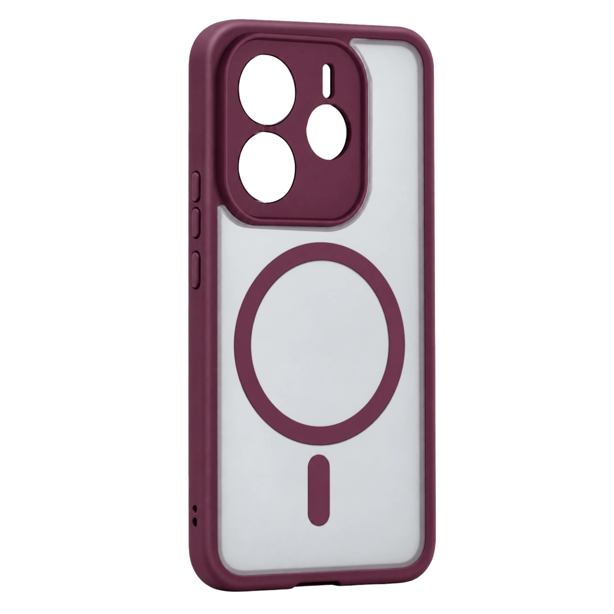 Evimdeyokyok Xiaomi Redmi Note 14 4G Loji Magsafe Kapak - Bordo
