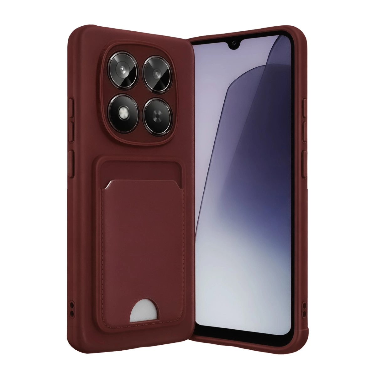 Evimdeyokyok Xiaomi Redmi Note 15 4G Kelvin Kartvizitli Silikon - Bordo