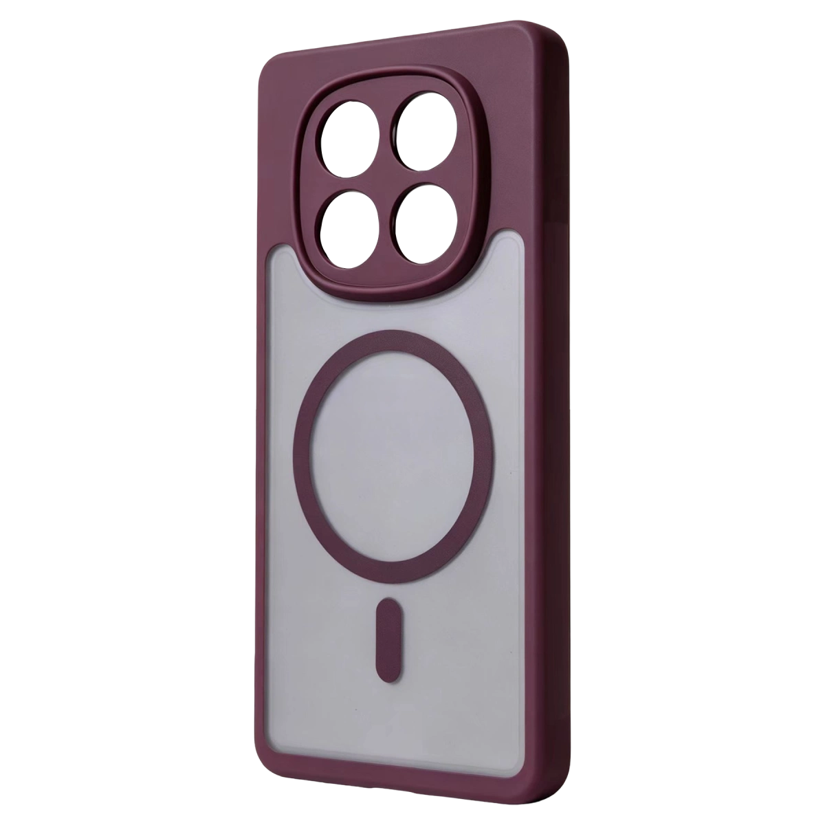 Evimdeyokyok Xiaomi Redmi Note 15 Pro 4G Loji Magsafe Kapak - Bordo