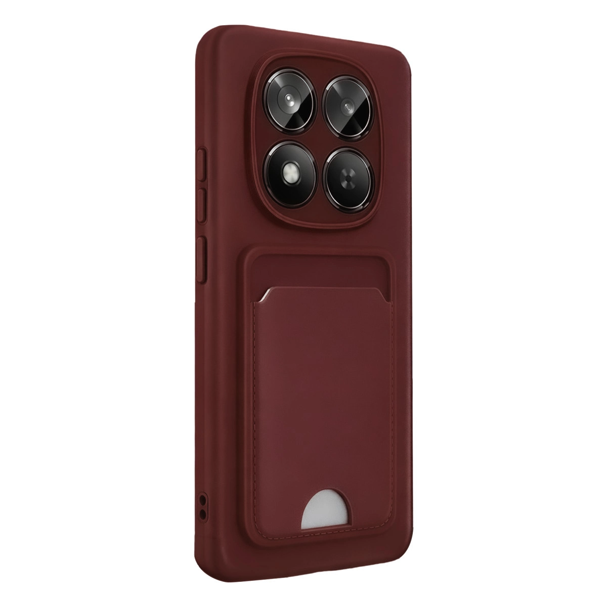 Evimdeyokyok Xiaomi Redmi Note 15 Pro 5G Kelvin Kartvizitli Silikon - Bordo