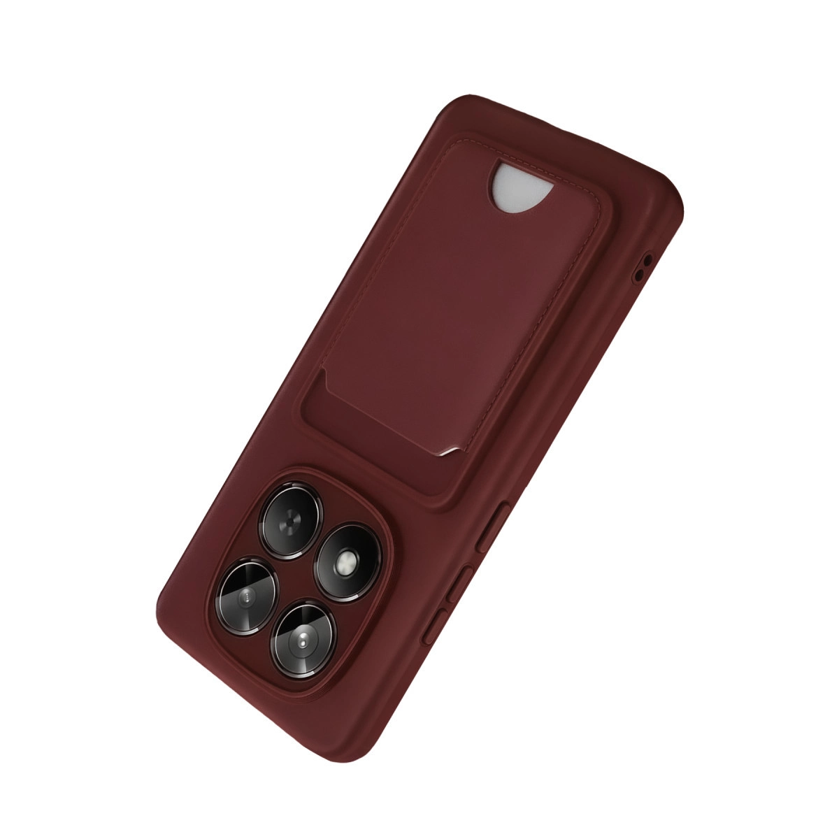 Evimdeyokyok Xiaomi Redmi Note 15 Pro 5G Kelvin Kartvizitli Silikon - Bordo