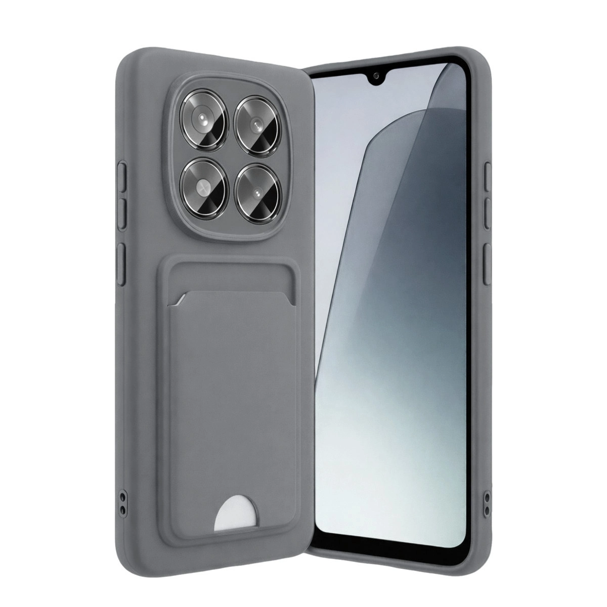 Evimdeyokyok Xiaomi Redmi Note 15 Pro 5G Kelvin Kartvizitli Silikon - Gri