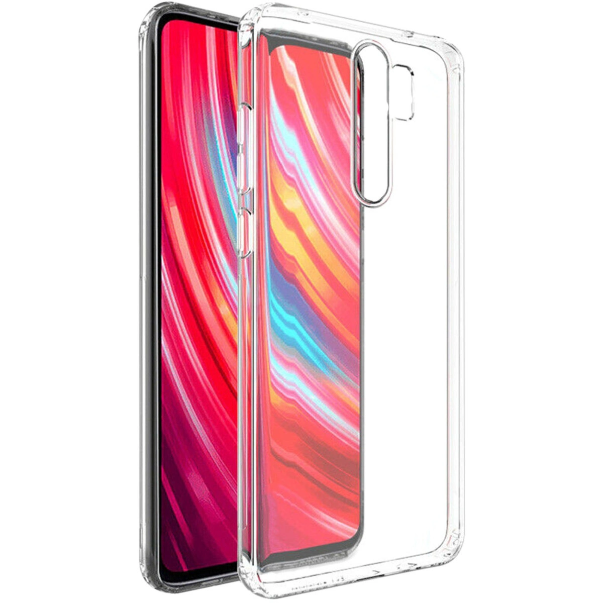 Evimdeyokyok Xiaomi Redmi Note 8 Pro Kılıf Lüx Şeffaf Silikon