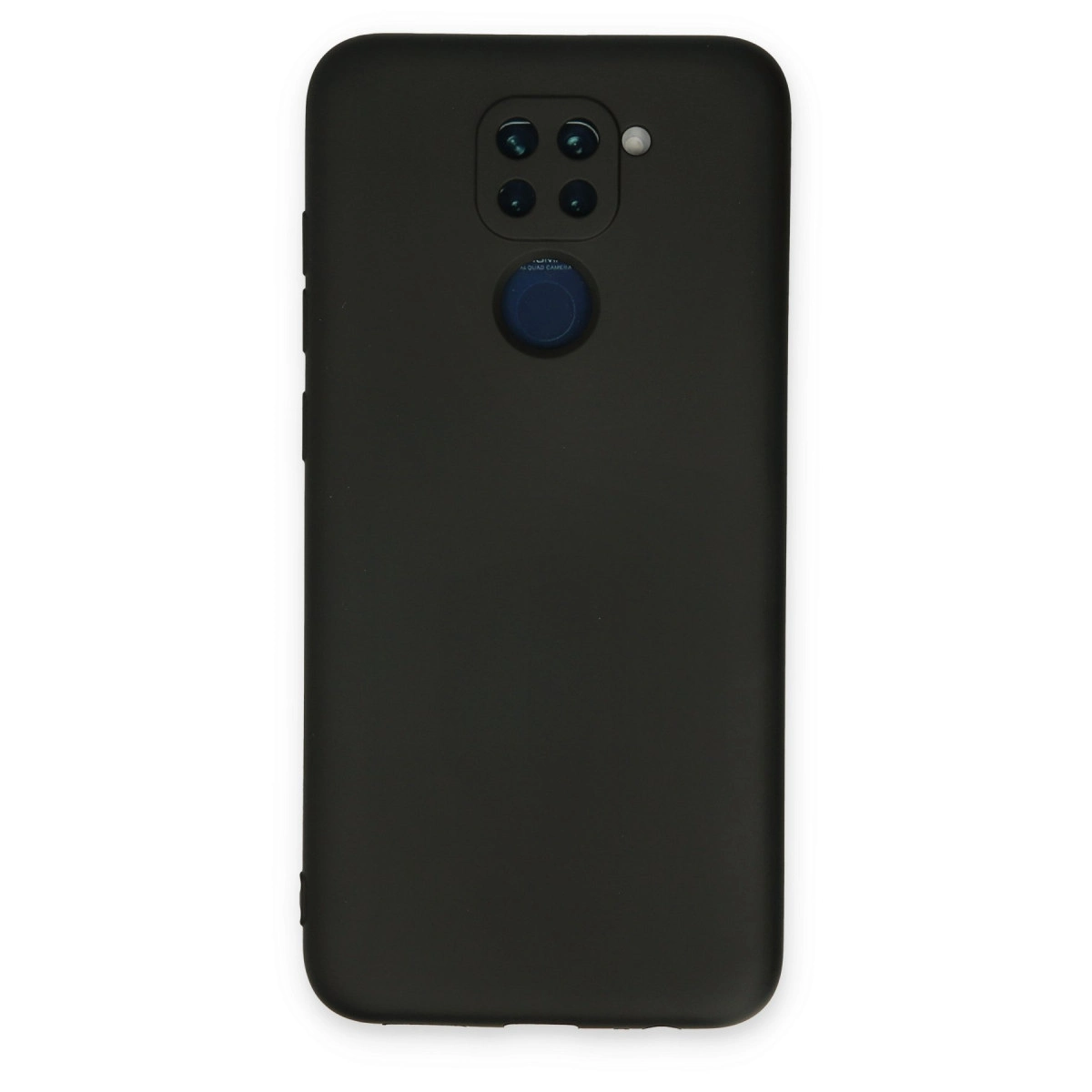 Evimdeyokyok Xiaomi Redmi Note 9 Kılıf Nano İçi Kadife Silikon - Siyah