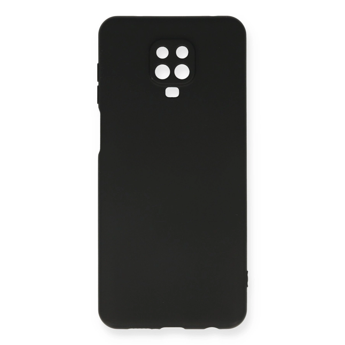 Evimdeyokyok Xiaomi Redmi Note 9 Pro Kılıf Nano İçi Kadife Silikon - Siyah