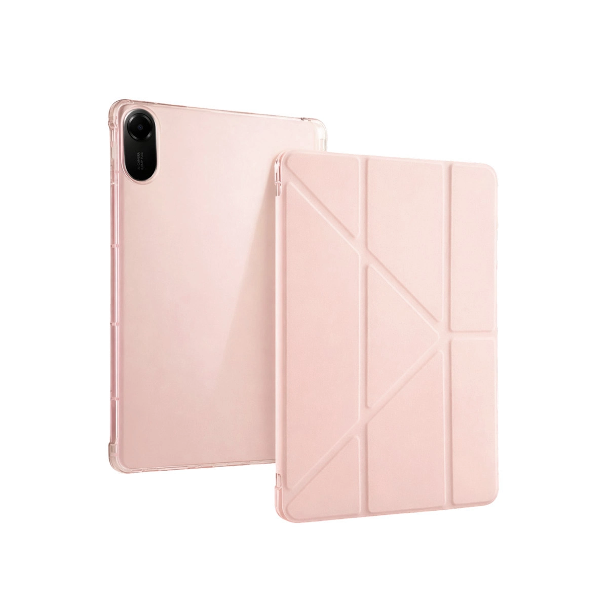 Evimdeyokyok Xiaomi Redmi Pad 2 Kalemlikli Mars Tablet Kılıfı - Rose Gold
