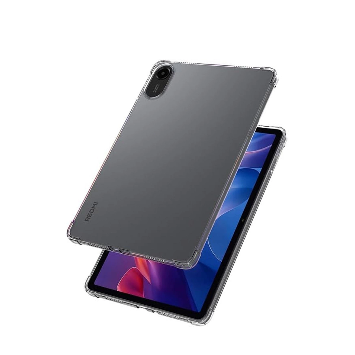 Evimdeyokyok Xiaomi Redmi Pad 2 Kılıf Anti Shock Tablet Silikon - Şeffaf