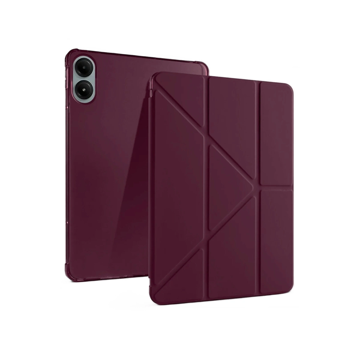 Evimdeyokyok Xiaomi Redmi Pad Pro 12.1 Kılıf Kalemlikli Mars Tablet Kılıfı - Mürdüm