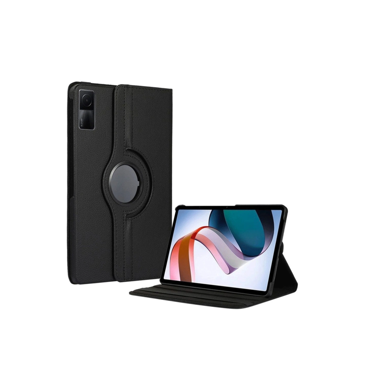 Evimdeyokyok Xiaomi Redmi Pad Se 4G Kılıf 360 Tablet Deri Kılıf - Siyah