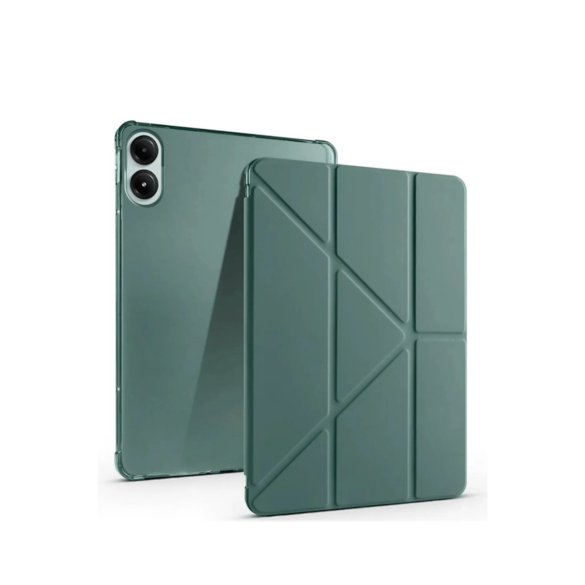 Evimdeyokyok Xiaomi Redmi Pad Se 4G Kılıf Kalemlikli Mars Tablet Kılıfı - Koyu Yeşil