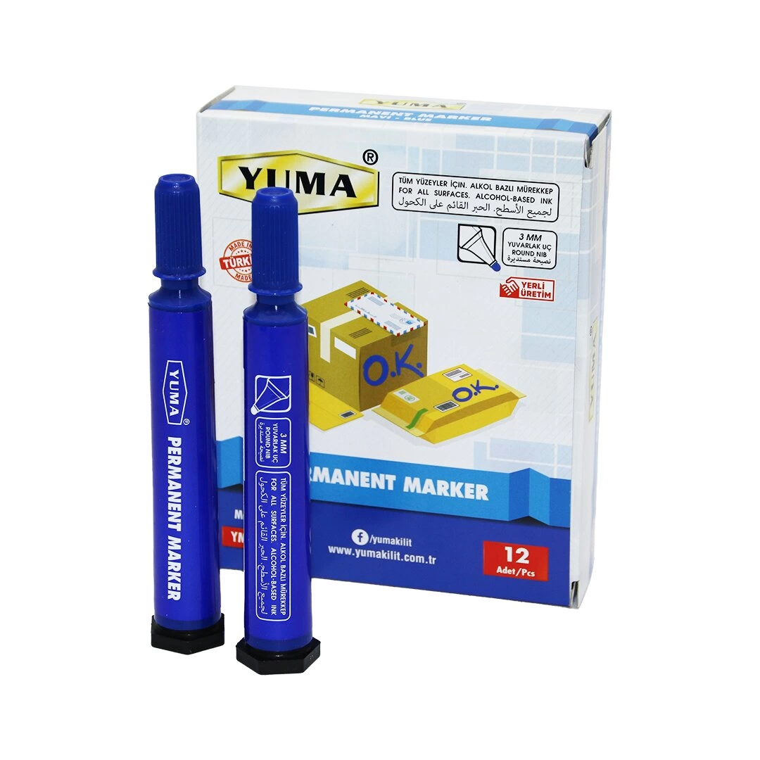 Evimdeyokyok Yuma Ym-790M Mavi Koli Kalemi 12