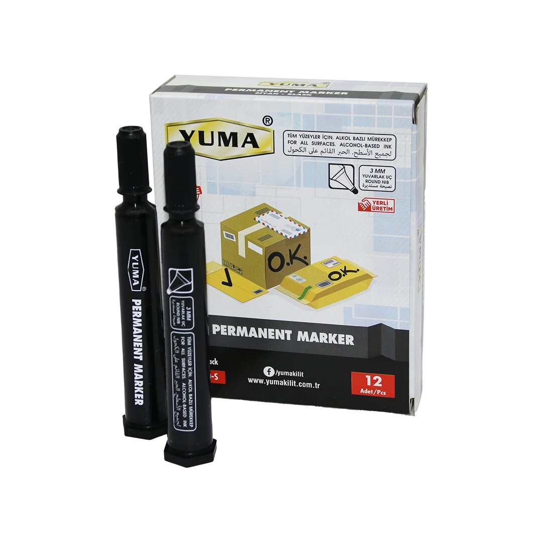 Evimdeyokyok Yuma Ym-790S  Siyah Koli Kalemi 12