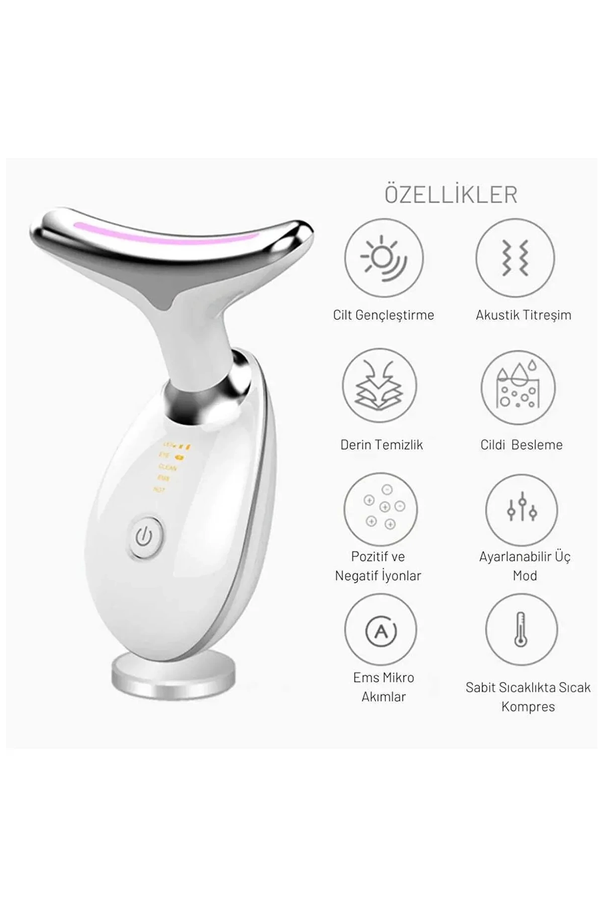 Evimdeyokyok Yüz Ve Boyun Kırşıklık Giderici Ems Güzellik Cihazı ( Gıdık,Sarkma,Kırışıklık)