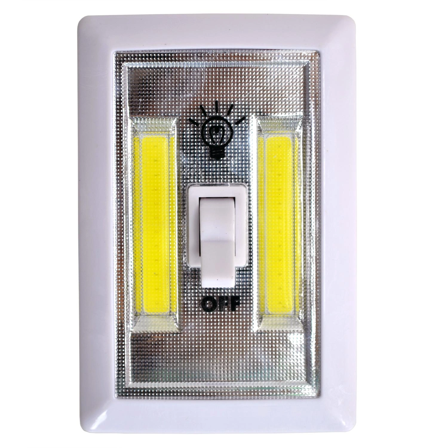 2 Ledli Pilli Lamba Anahtarlı Portatif Led Işık Mıknatıslı Yapışkanlı Dolap Duvar Işığı