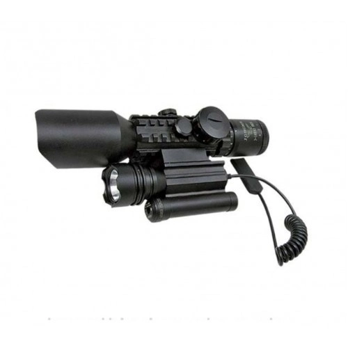 3-10X42 Zoomlu Av Dürbünü Lazer Zenon Fenerli M9