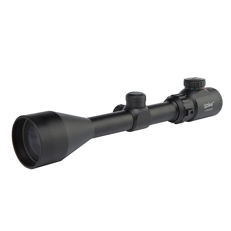 3-9X50 Zoomlu Keskin Nişancı Av Dürbünü Kırmızı, Yeşil Işık Çelik Gövde