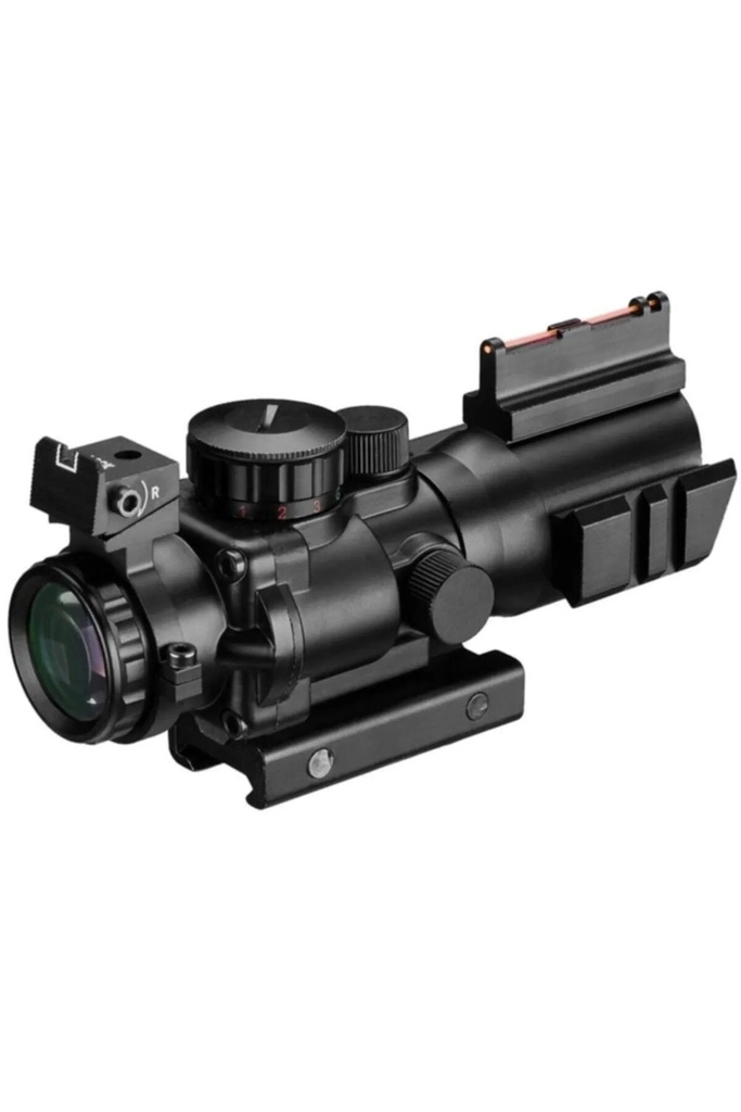 4X32 Kırmızı Işıklı Av Dürbünü 4X32 Nişangah