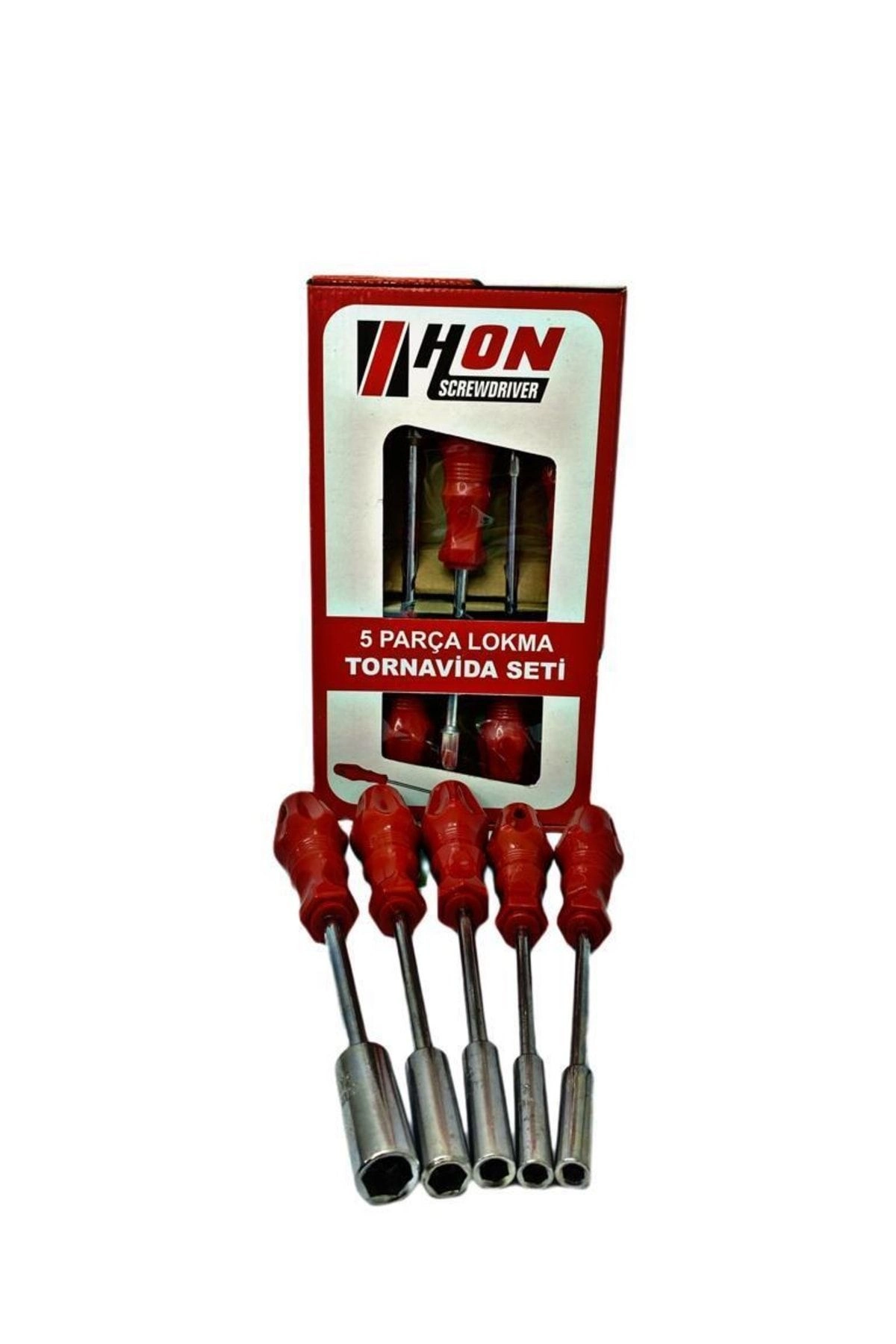 5 Adet Lokma Anahtar Tornavida 6/7/8/10/13/Mm Metal Altıgen