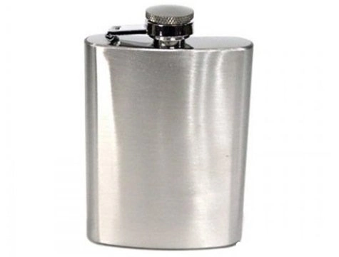 9 Oz Çelik Kanyak İçki Matarası
