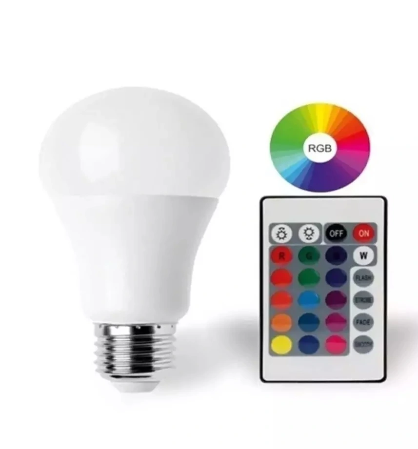 9W E27 Rgb Ve Beyaz Işık Kumandalı Ampul