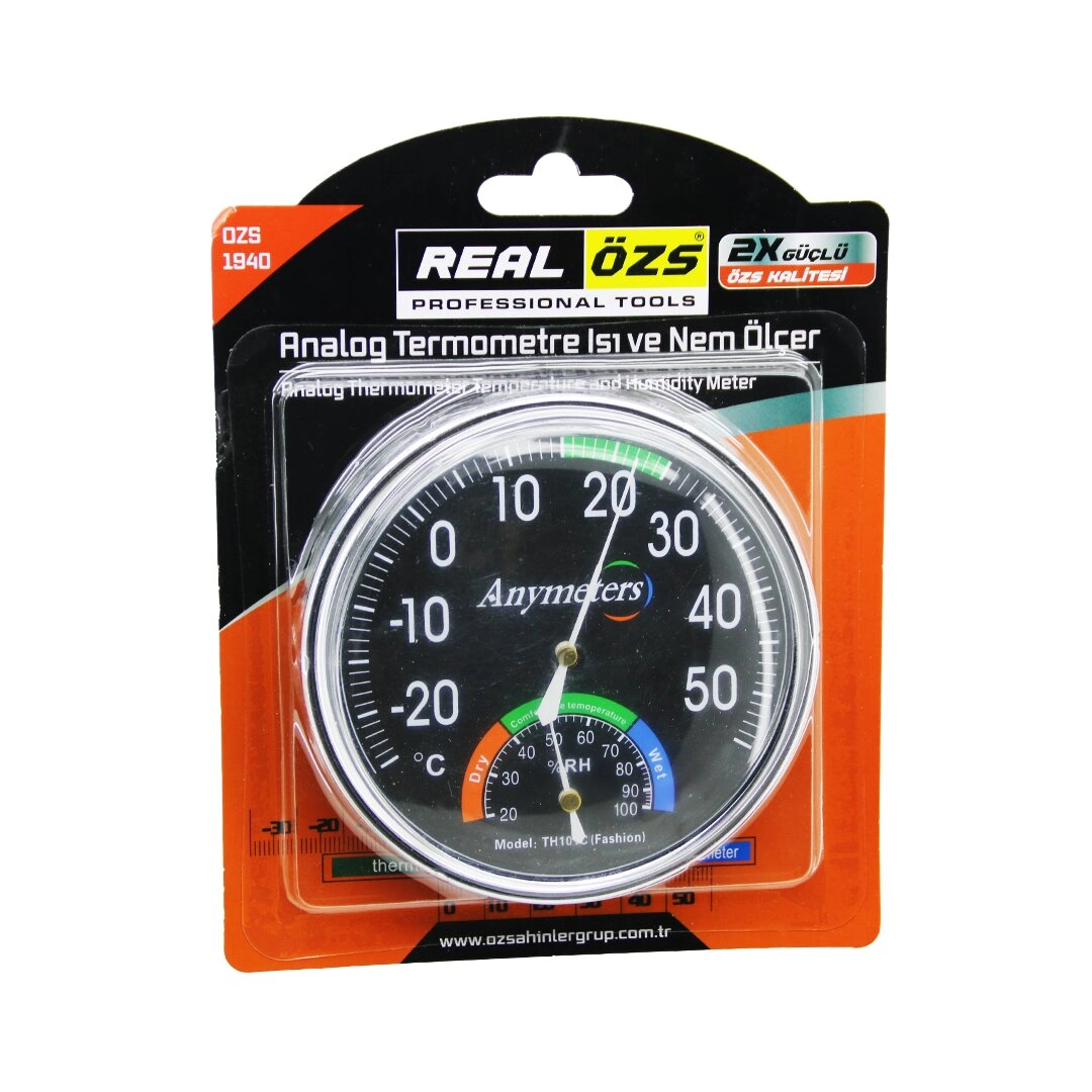 Analog Termometre Isı Nem Ölçer Anymeters