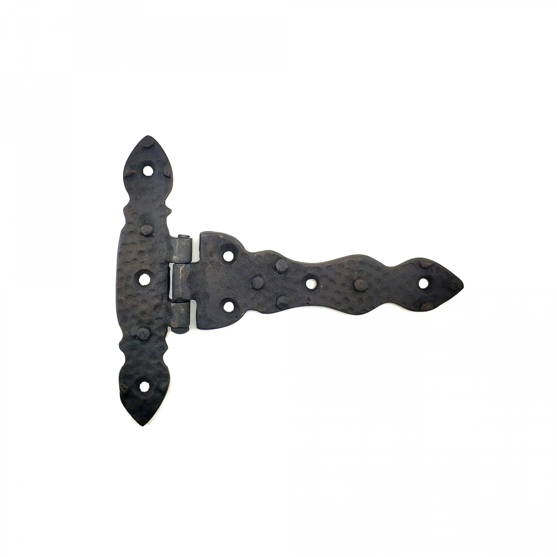 Antika Tarz Dekoratif Pirinç Kuyruklu Düğmeli Menteşe No2 - 138X167 Mm, Oksit