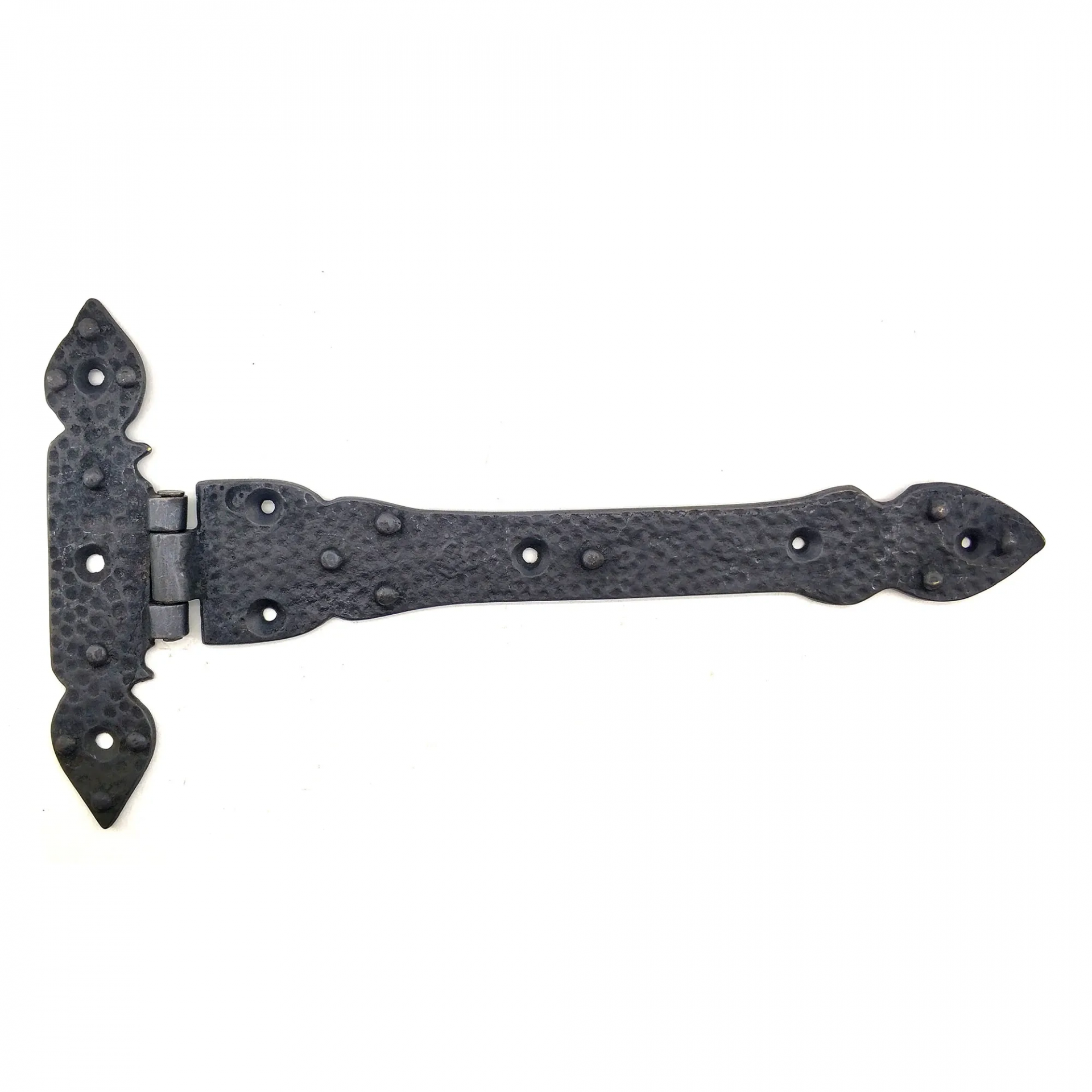 Antika Tarz Dekoratif Pirinç Kuyruklu Lale Menteşe - 147X193 Mm, Oksit