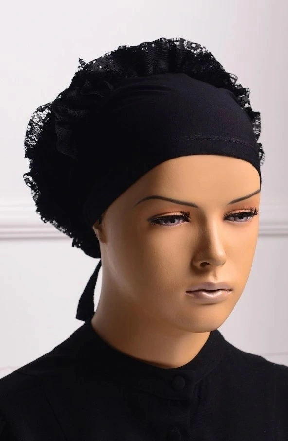 Bone - Dikişli Fırfırlı Bone Bandana (5Li Paket)