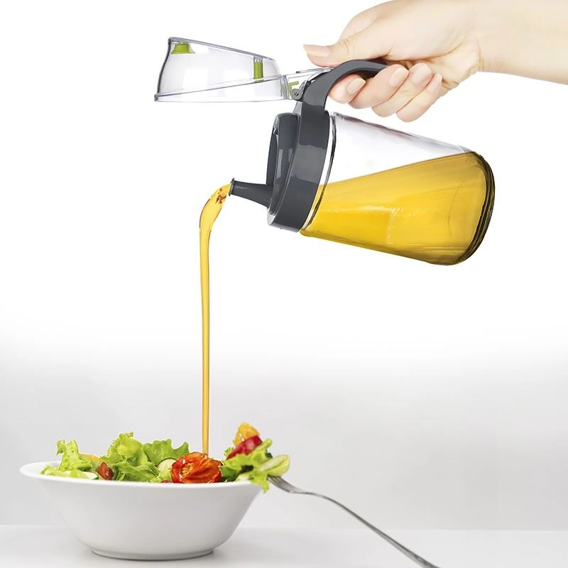 Cam Yağdanlık - Kulplu Sirkelik Sosluk 660Ml