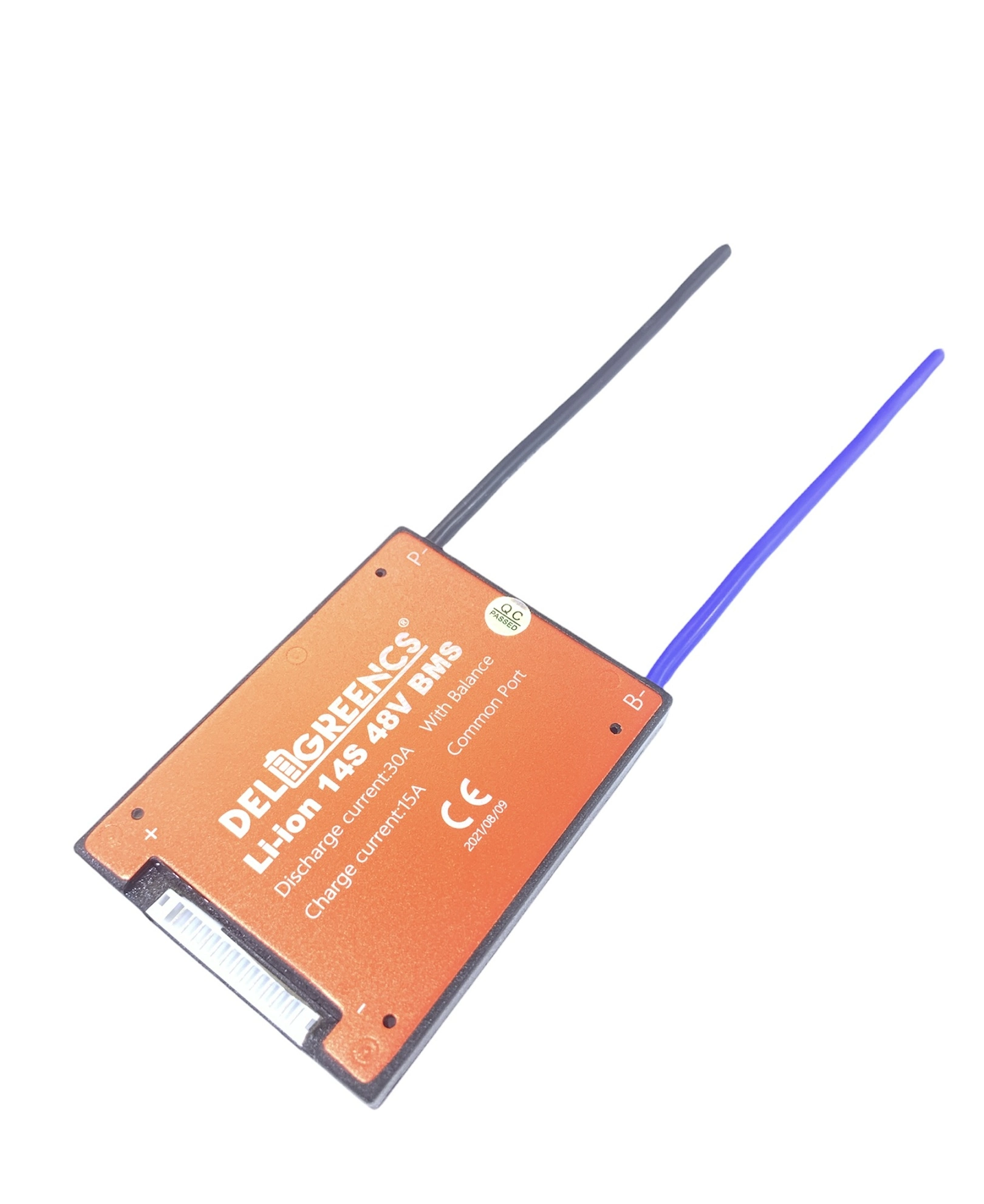 Deligreencs - 14S 30A  Lı-Ion Bms Kartı Sensörlü Ortak Port