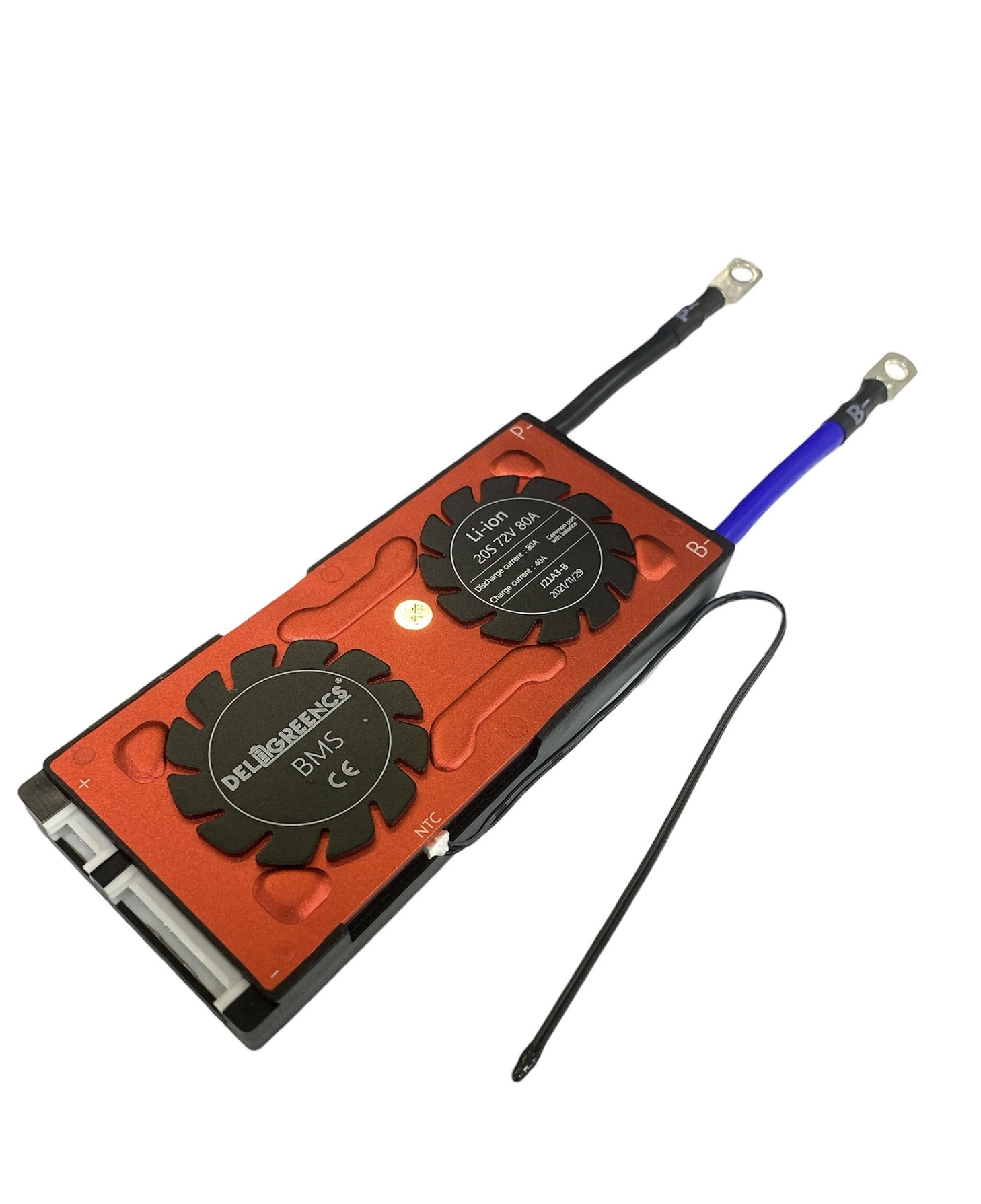 Deligreencs - 20S  80A Lı-Ion Bms Kartı Sensörlü Ortak Port