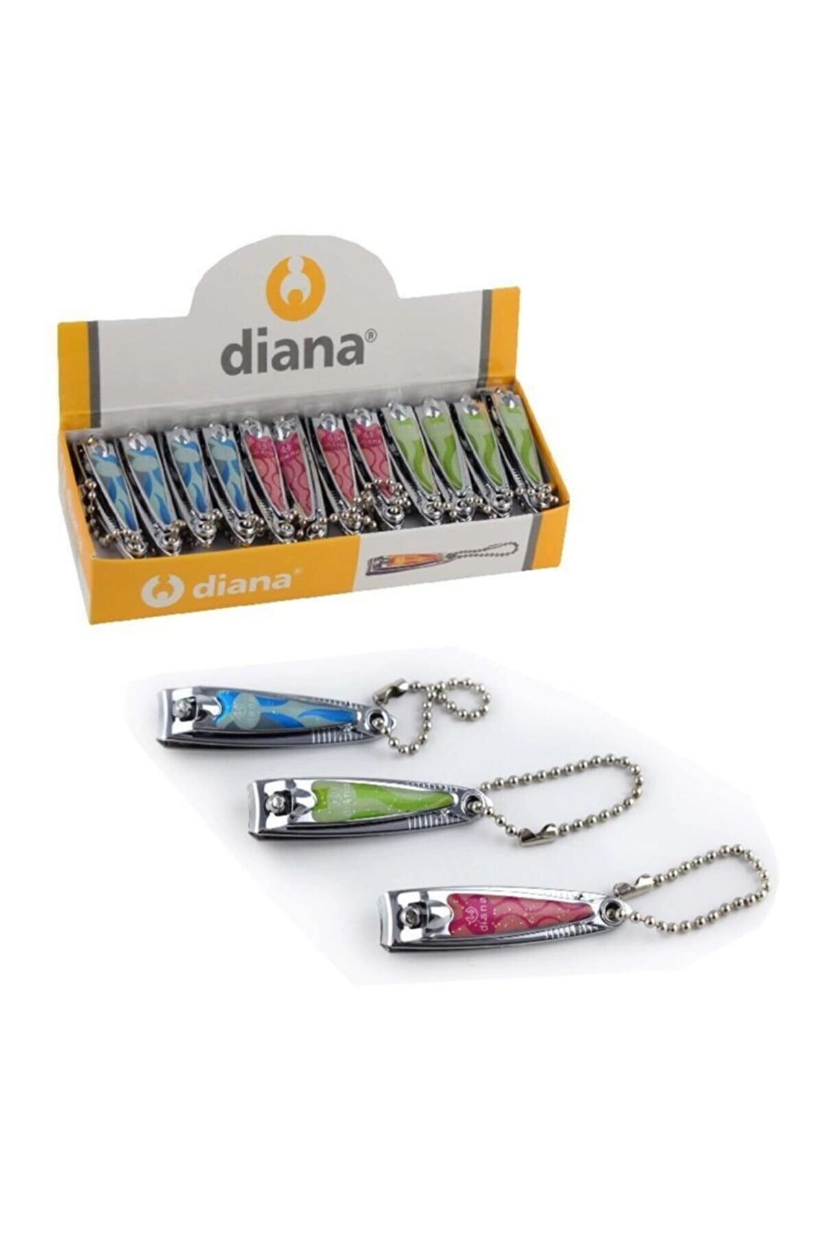 Diana 1002 Küçük Renkli 24  Lü Tırnak Makası