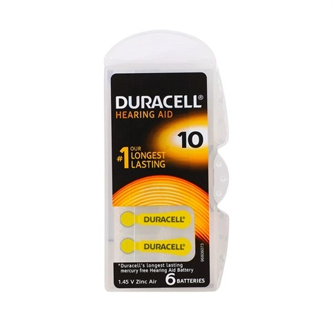 Duracell 10 Numara İşitme Cihazı Pili 6 Lı Paket