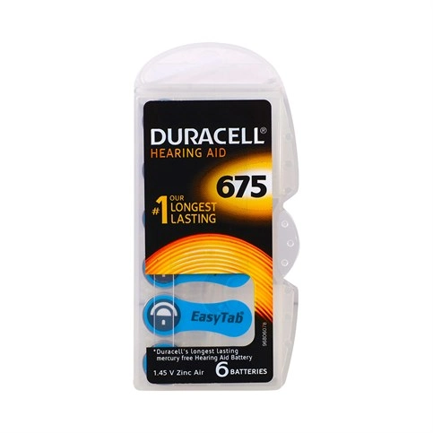 Duracell 675 Numara İşitme Cihazı Pili 6 Lı Paket