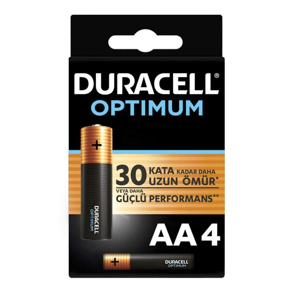 Duracell Optimum Alkalin Aa Kalem Pil 4 Lü Paket