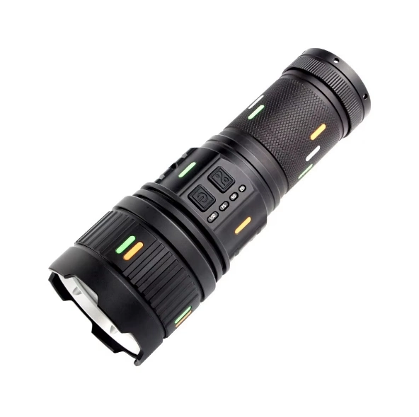 F.b.ı Pro F-3001 Alüminyum Tg Led Güç Göstergeli Type-C Şarjlı El Feneri 100 W