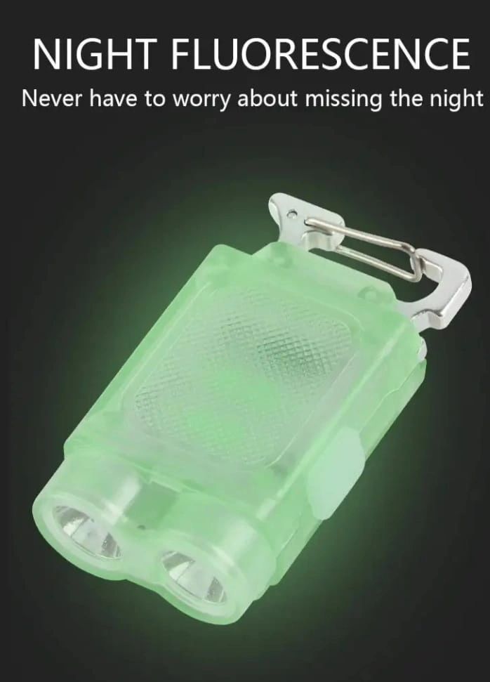 F.b.ı V15 Edc El Feneri 1200Lm Anahtarlık Işık Tip-C Şarj Edilebilir Taşınabilir Mini Torch ...