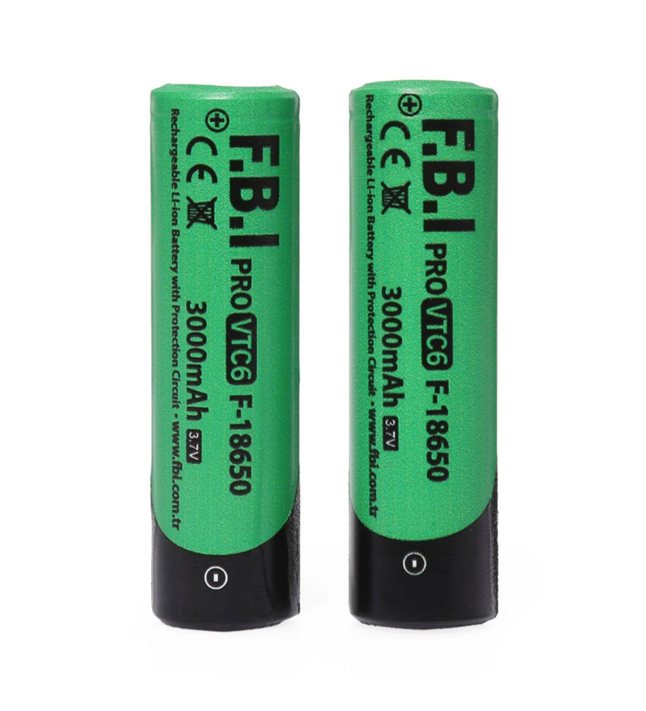 F.b.ı Vtc6 18650 3.7V 3000Mah 30A Li-İon Şarjlı Pil + Pil Taşıma Kutusu 2 Li Set